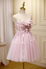 Wisteria A-Line Tulle Short Homecoming Dress