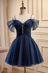 Samara A-Line V-Neck Tulle Homecoming Dress