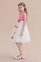 A-Line Affordable Tulle Flower Girl Dress Online