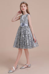 A-Line Chic Bow Tulle Flower Girl Dress Online