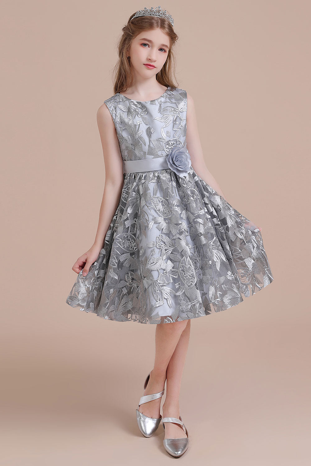 A-Line Chic Bow Tulle Flower Girl Dress Online