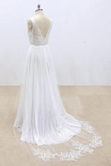 Amazing Ruffle Tulle Appliques A-line Wedding Dress On Sale