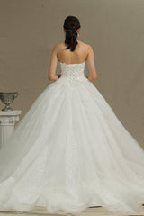 Ball Gown Sweetheart Lace Wedding Dress