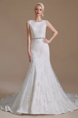 Cap Sleeves Mermaid Lace Wedding Dress Long Online