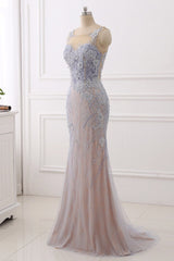 Elegant Jewel Sleeveless Mermaid Prom Dresses Pearls with Appliques Online