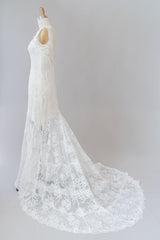 Eye-catching Sweetheart Lace Mermaid Wedding Dress On Sale