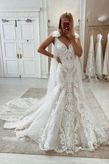 Glorious Lace Mermaid Wedding Dress Sleeveless Online