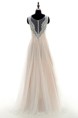 Lace Tulle A-line Floor Length Wedding Dress On Sale