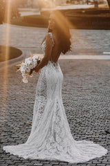 Lace Wedding Dress Mermaid Backless Online