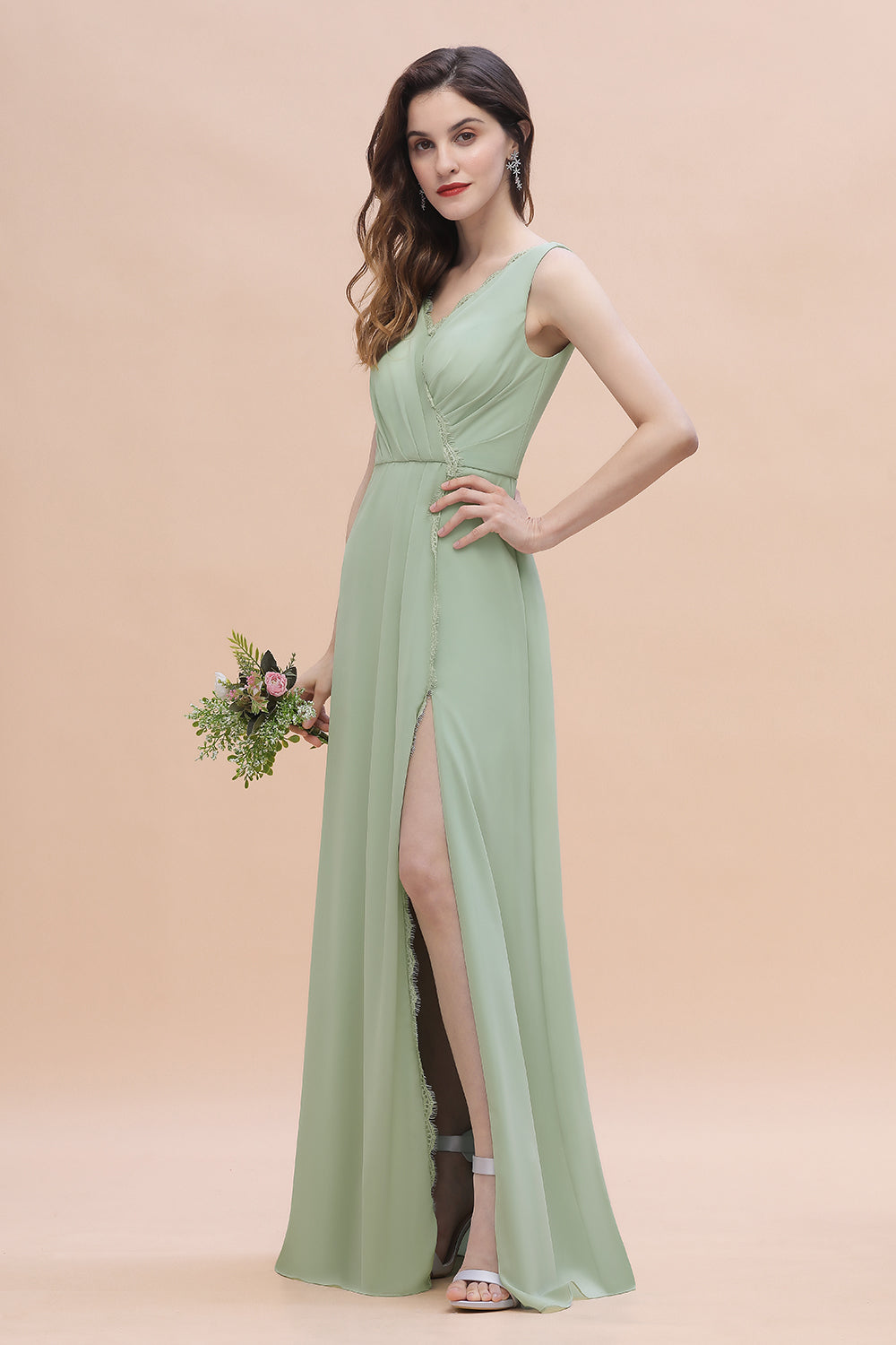 Dusty Sage Bridesmaid Dresses