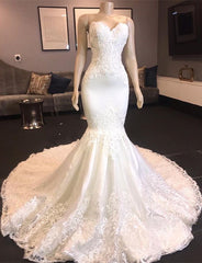 Sweetheart Lace Wedding Dress Mermaid Online