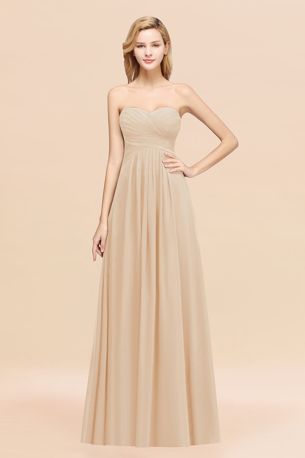 Vintage Sweetheart Long Grape Affordable Bridesmaid Dresses Online