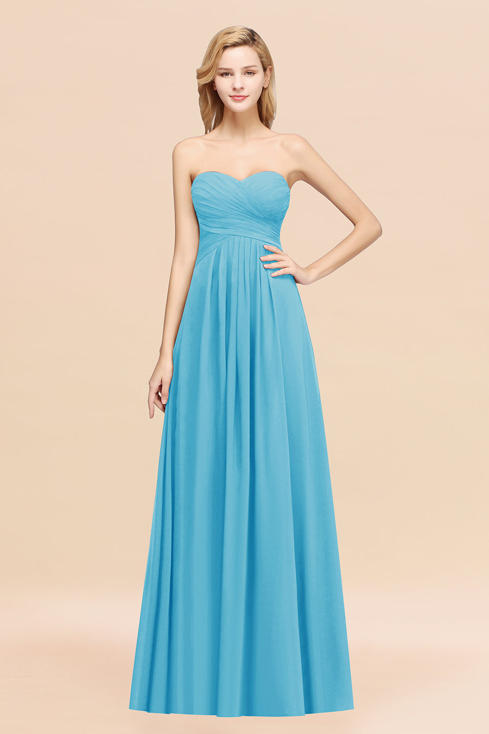 Vintage Sweetheart Long Grape Affordable Bridesmaid Dresses Online