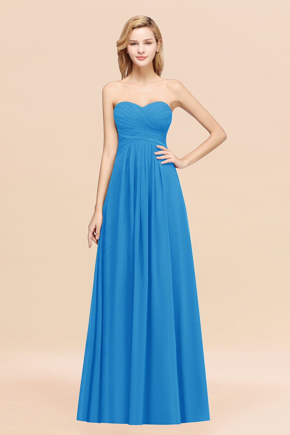 Vintage Sweetheart Long Grape Affordable Bridesmaid Dresses Online