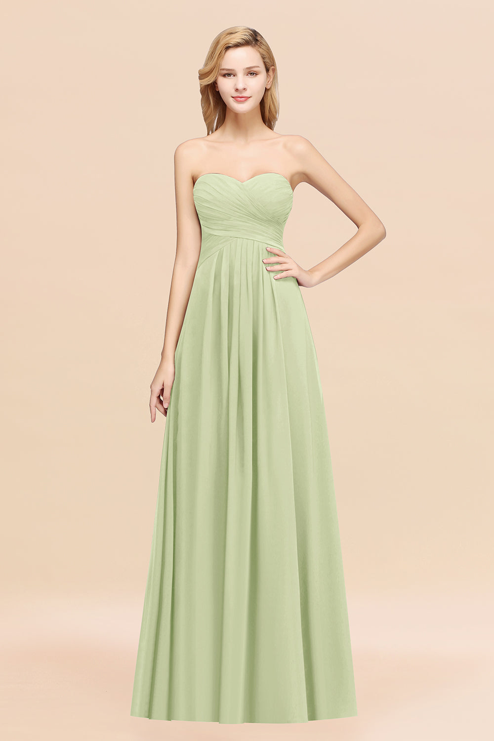 Vintage Sweetheart Long Grape Affordable Bridesmaid Dresses Online