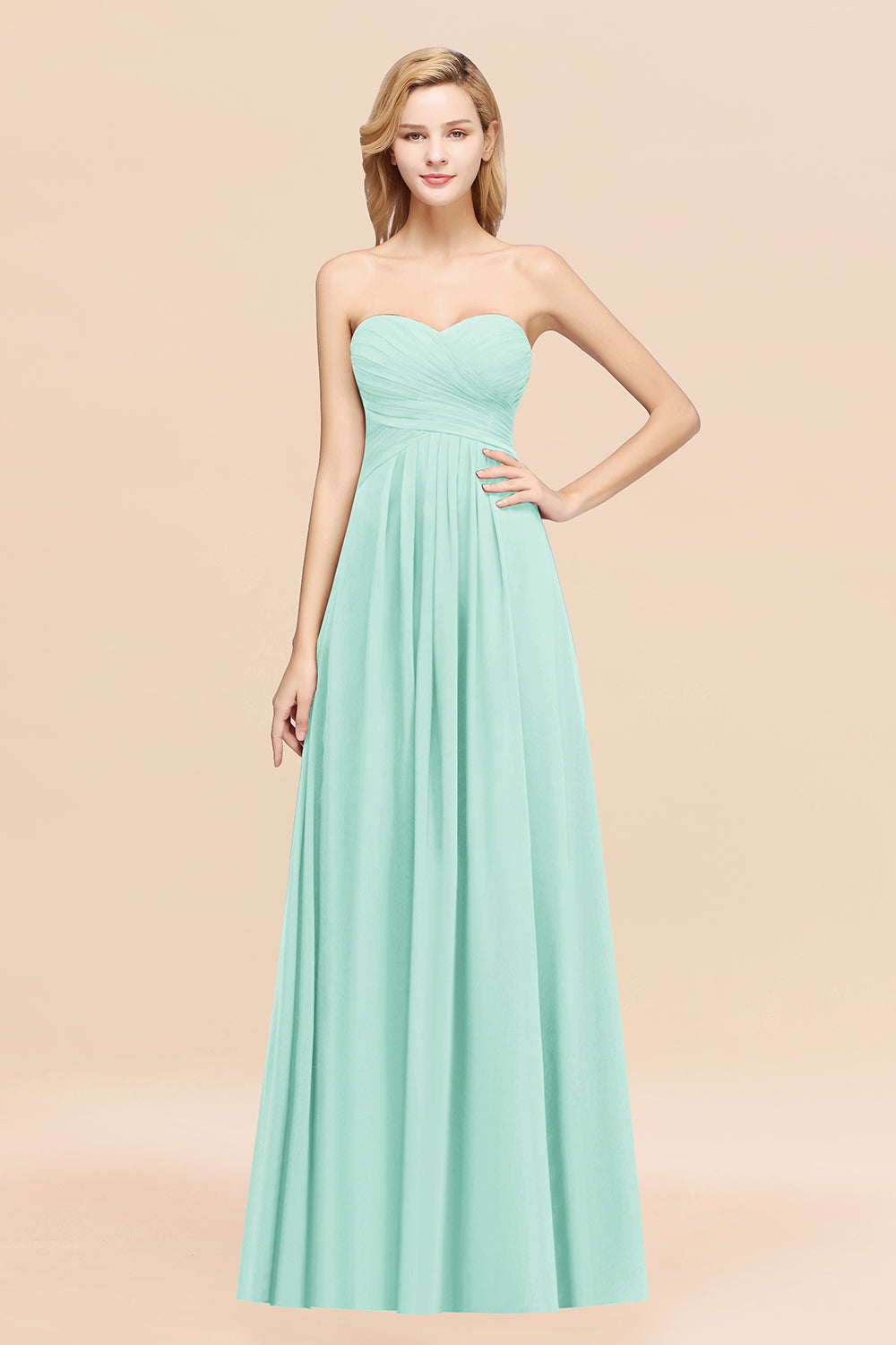 Vintage Sweetheart Long Grape Affordable Bridesmaid Dresses Online