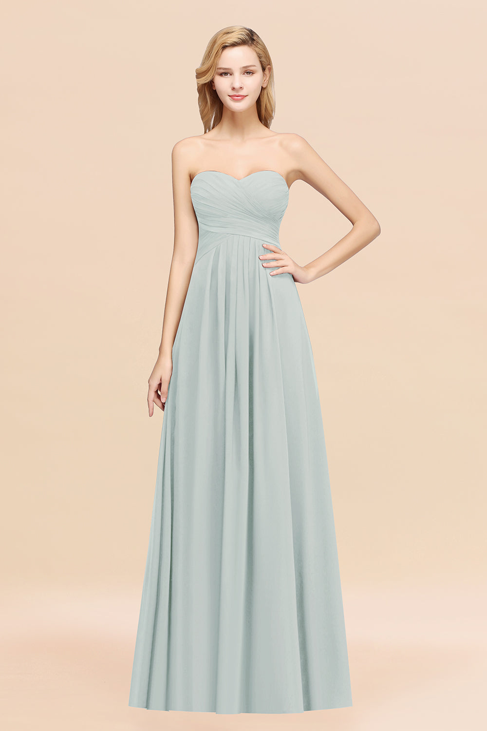 Vintage Sweetheart Long Grape Affordable Bridesmaid Dresses Online