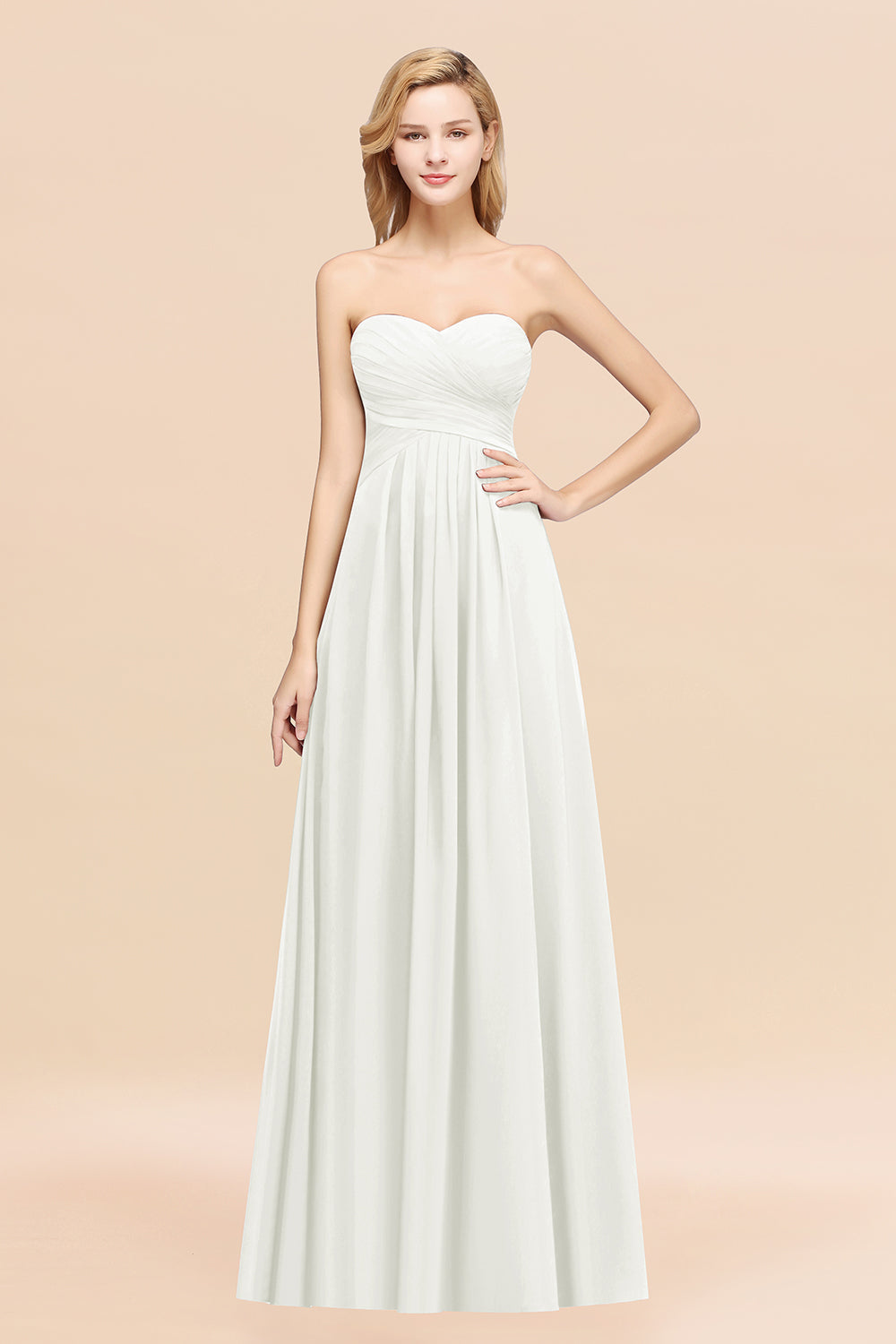 Vintage Sweetheart Long Grape Affordable Bridesmaid Dresses Online