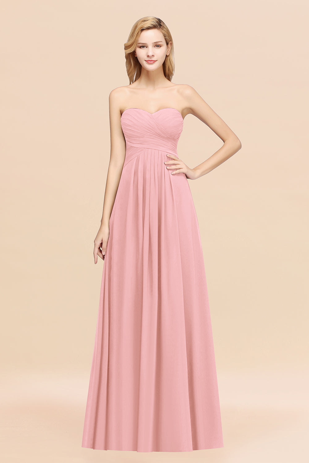 Vintage Sweetheart Long Grape Affordable Bridesmaid Dresses Online