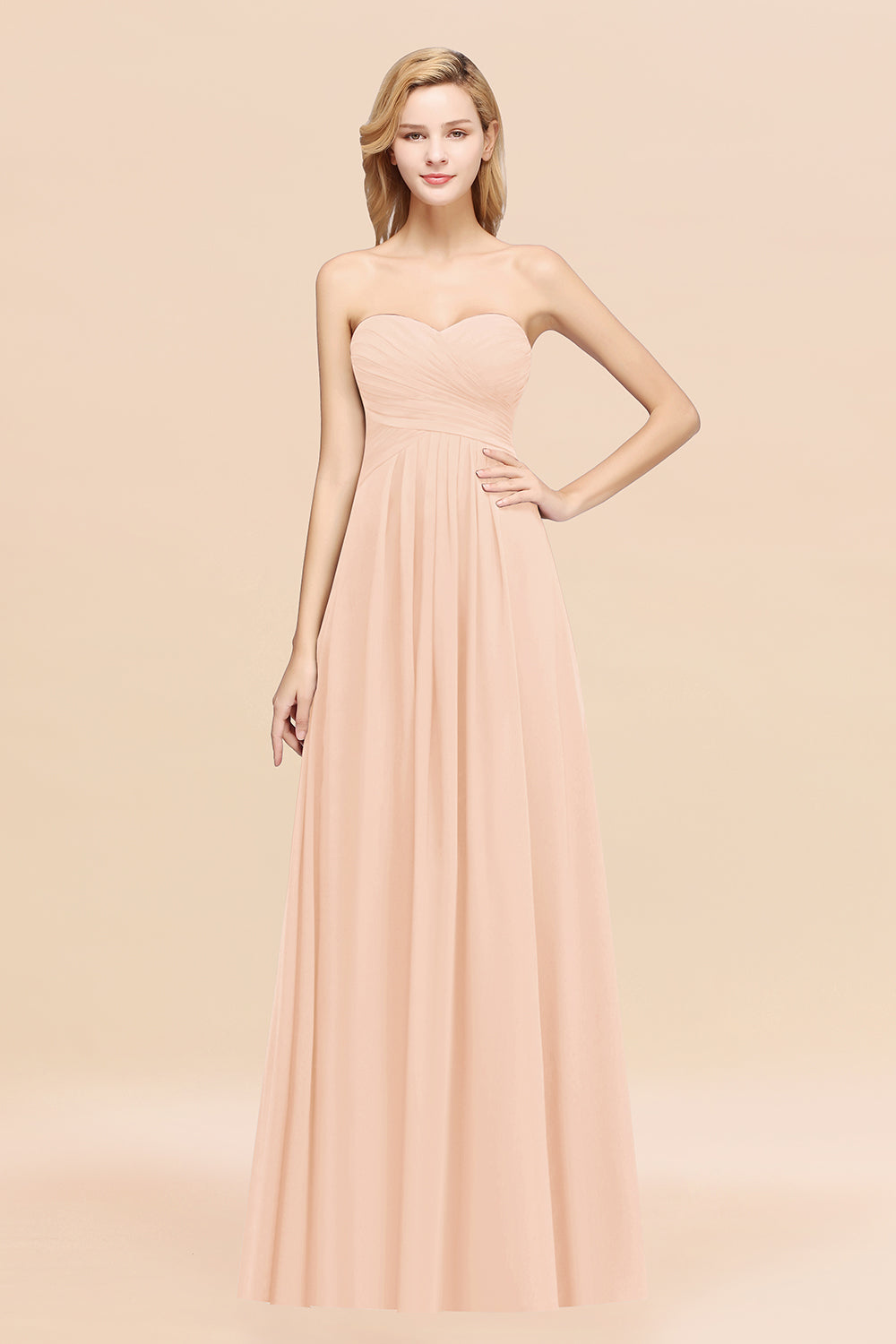 Vintage Sweetheart Long Grape Affordable Bridesmaid Dresses Online